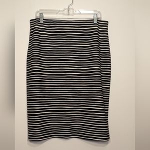 NWT Loft Striped BodyCon Skirt
